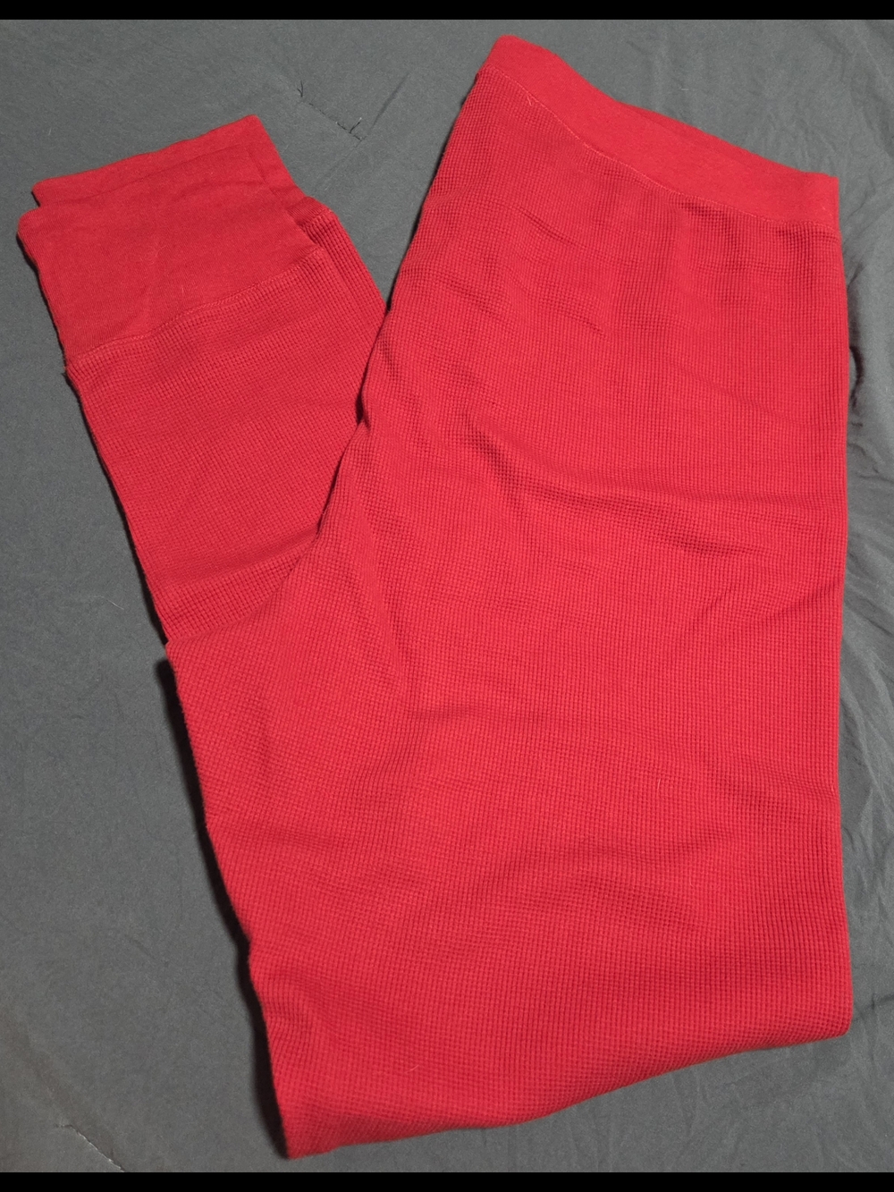 Old Navy Red Ribbed Leggings Pajama Pants